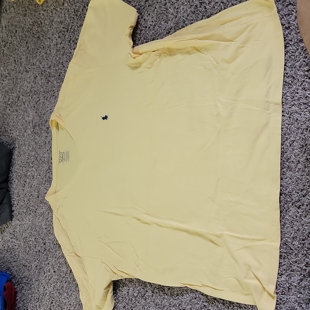 Polo Ralph Lauren Vneck Yellow blue logo
